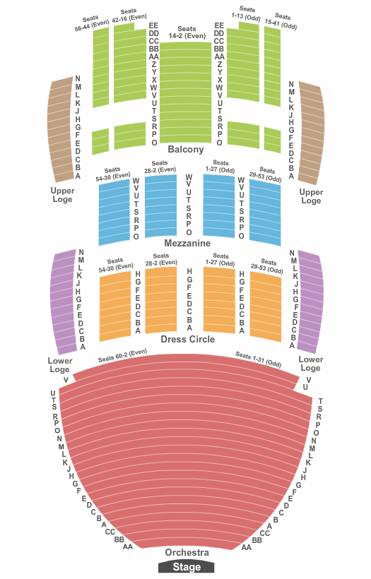 San Diego Civic Theatre Buena Vista Social Club Seating Chart